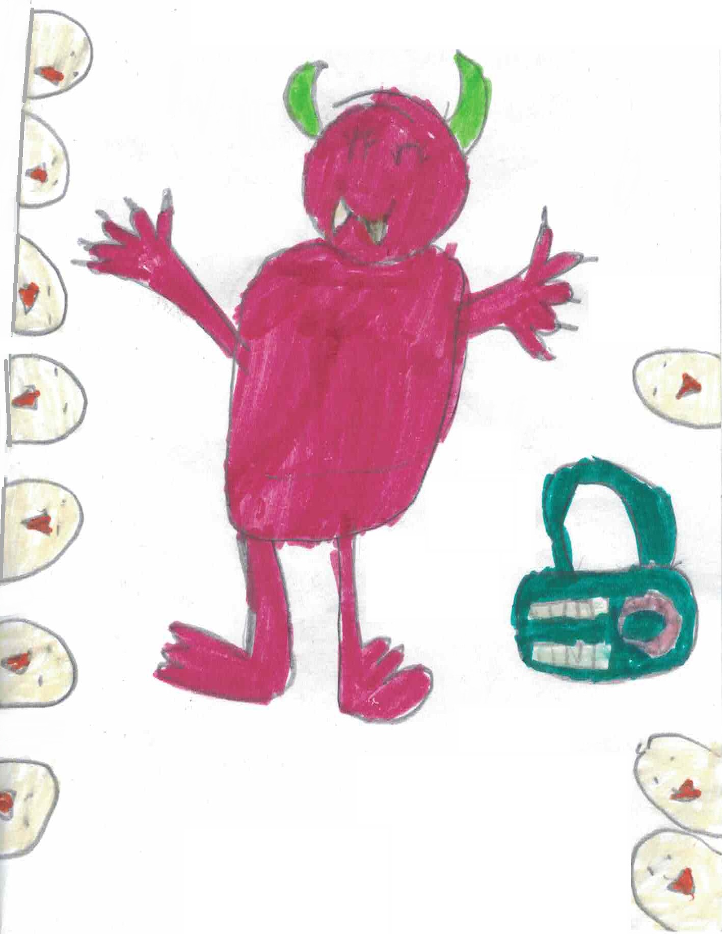 Picture of a disco monster